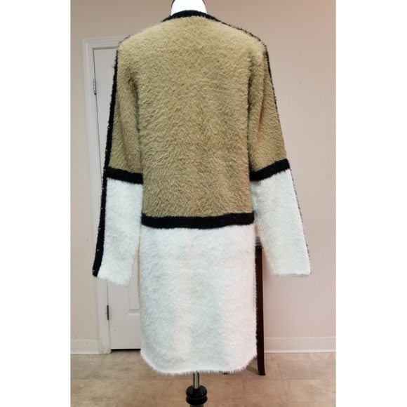🆕️⬇️SIONI Colorblock Camel Studded Duster Jacket - Picture 7 of 8